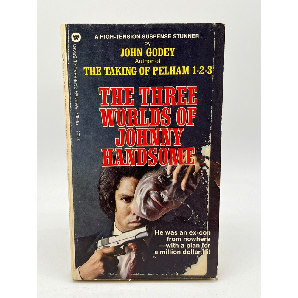 Vintage 1974 The Three Worlds of Johnny Handsome John Godey Warner PPB Crime
